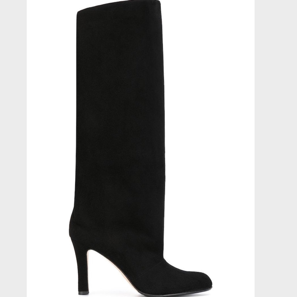 NEW Manolo Blahnik Khomo 105 Tall Velvet Boots - Picture 6 of 8